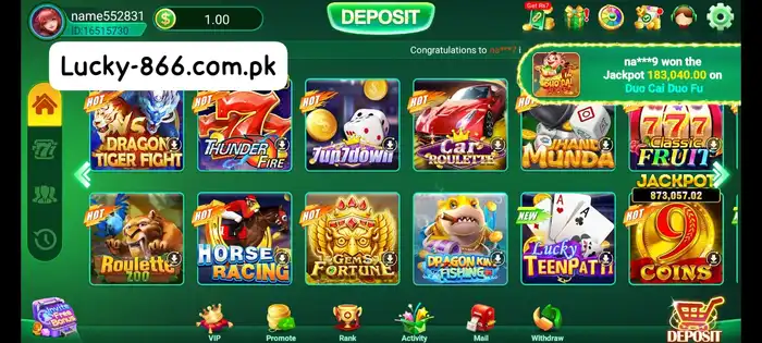 Popular Games in Lucky 866
